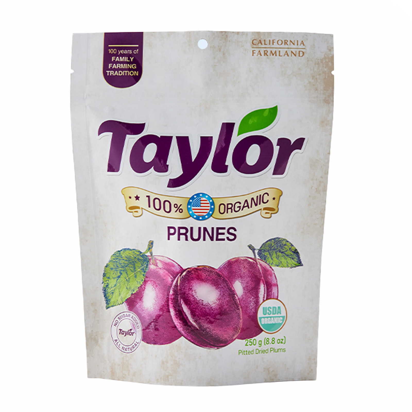 Taylor Organic Prunes Fruit Snacks