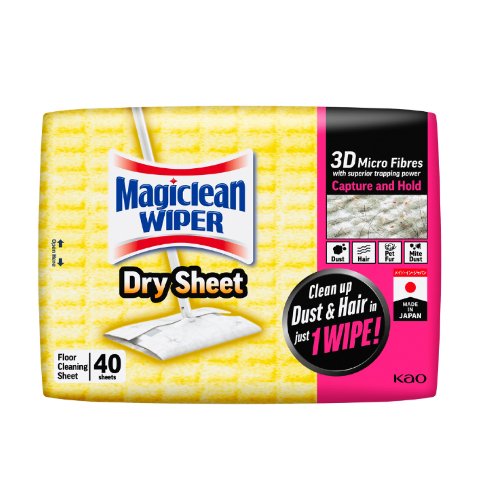 Magiclean Dry Wiper Sheets 40s