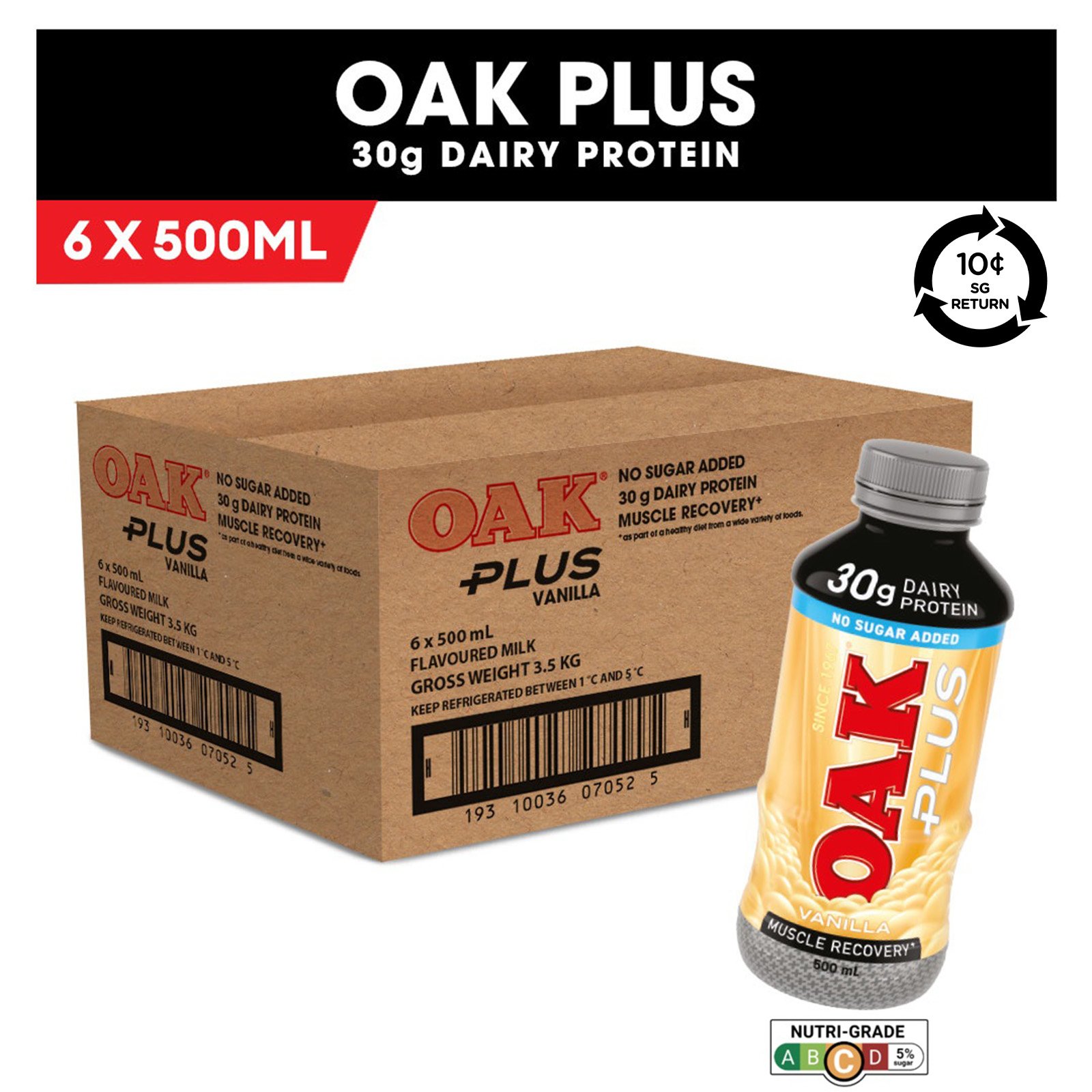 OAK PLUS [Bcrs] OAK PLUS Protein Vanilla Milk x