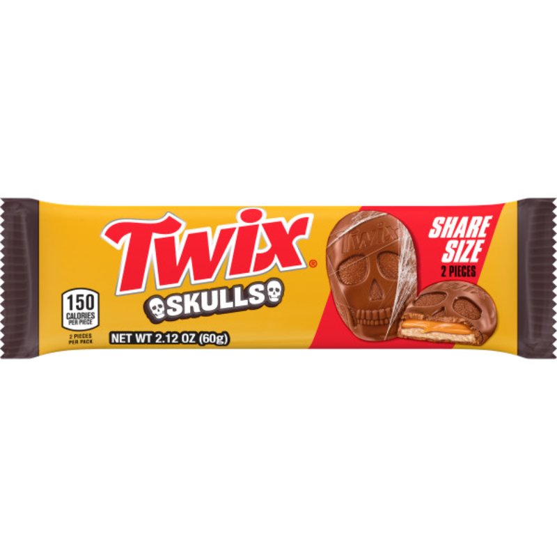 Twix Skulls 2Tg Halloween 2.12oz