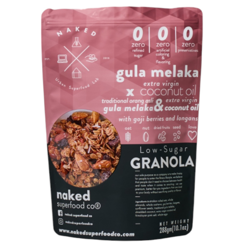 NAKED Gula Melaka Granola Low Sugar