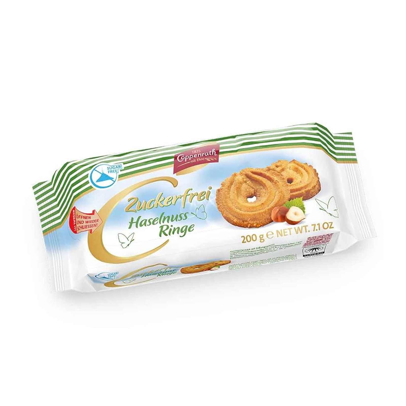 COPPENRATH Hazelnut Cookies Sugar Free