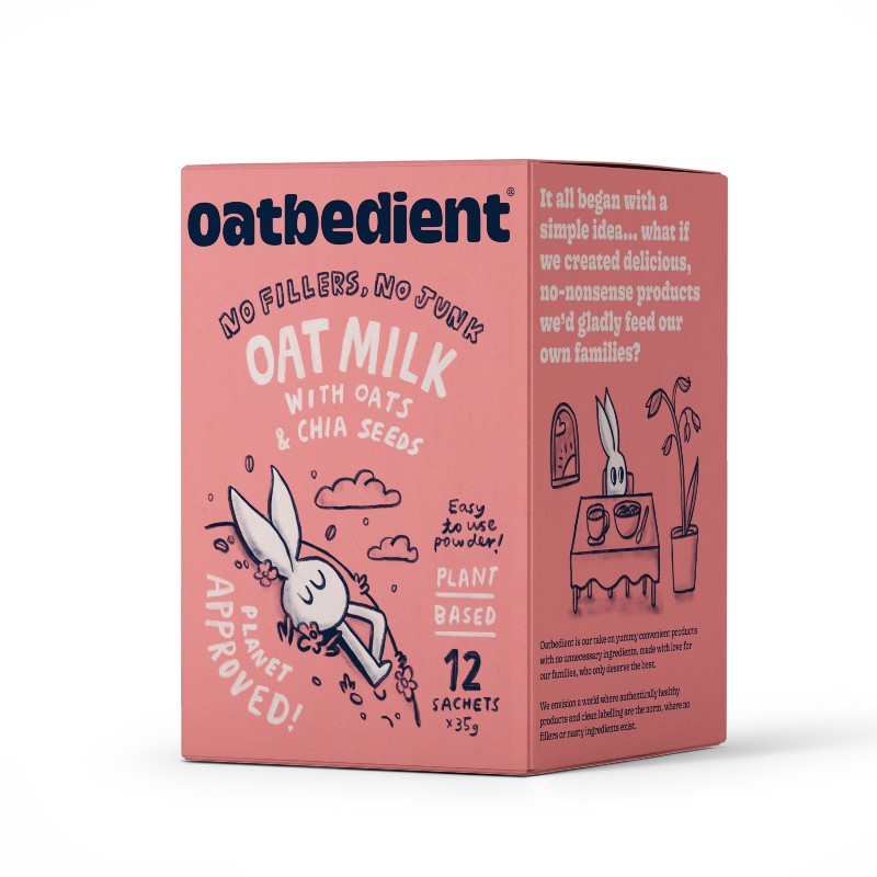OATBEDIENT Oat Milk with Chia Seeds Drink Sachets