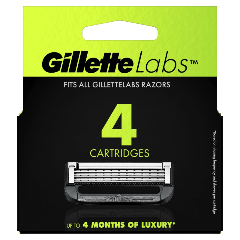 Gillette Labs 601 Cartridge Refills 4s