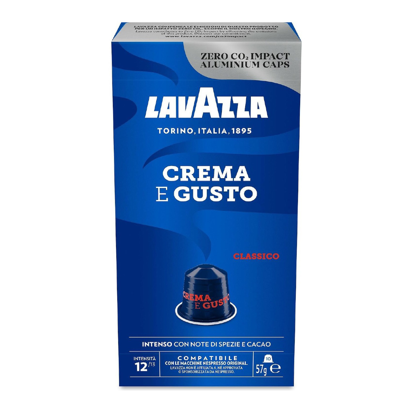 Lavazza Crema e Gusto Classico Coffee Capsules 10 x 5.7g