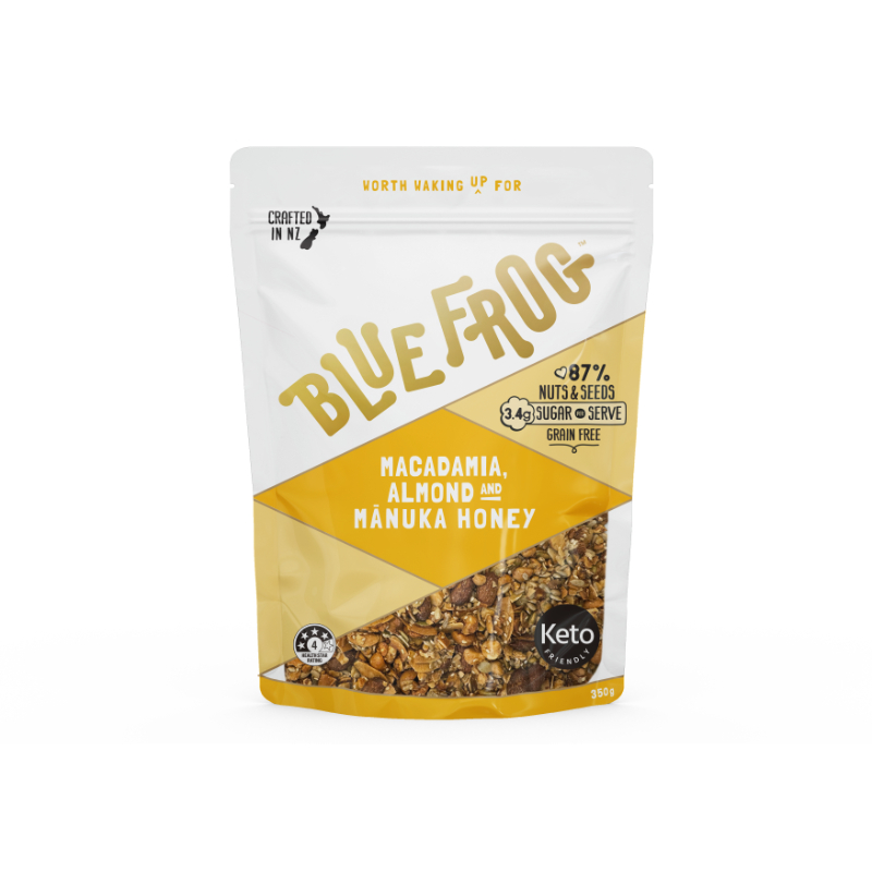 Blue Frog Macadamia Almond & Manuka Honey Cereal 350g