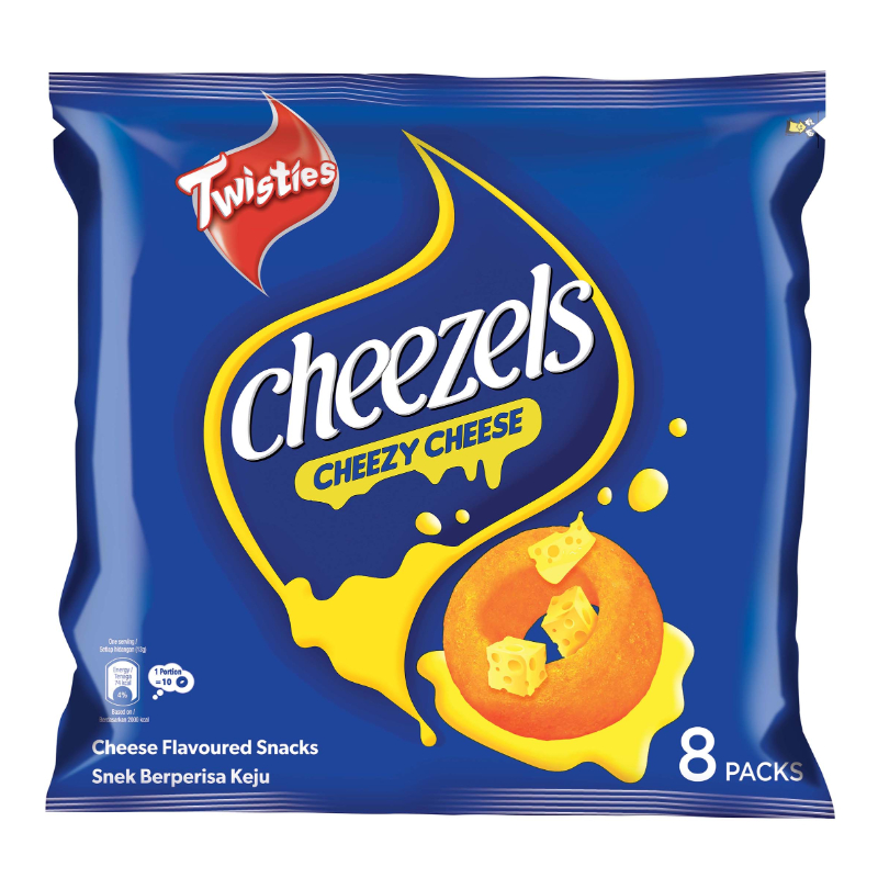 Twisties Cheezels Cheese Corn Snacks