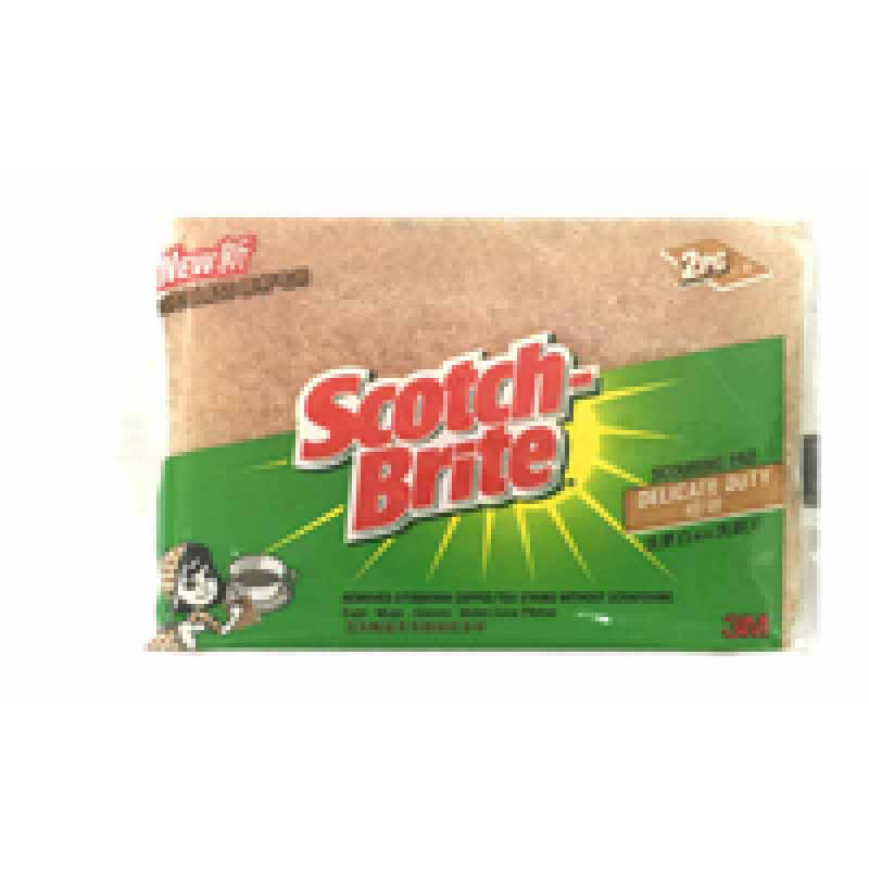 3M Scotch-Brite Delicate Cup & Glass Scourer 2s
