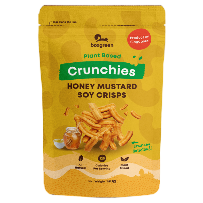 BOXGREEN Honey Mustard Soy Crisps