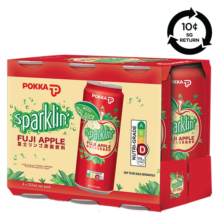 Pokka Fuji Apple Spakling Juice