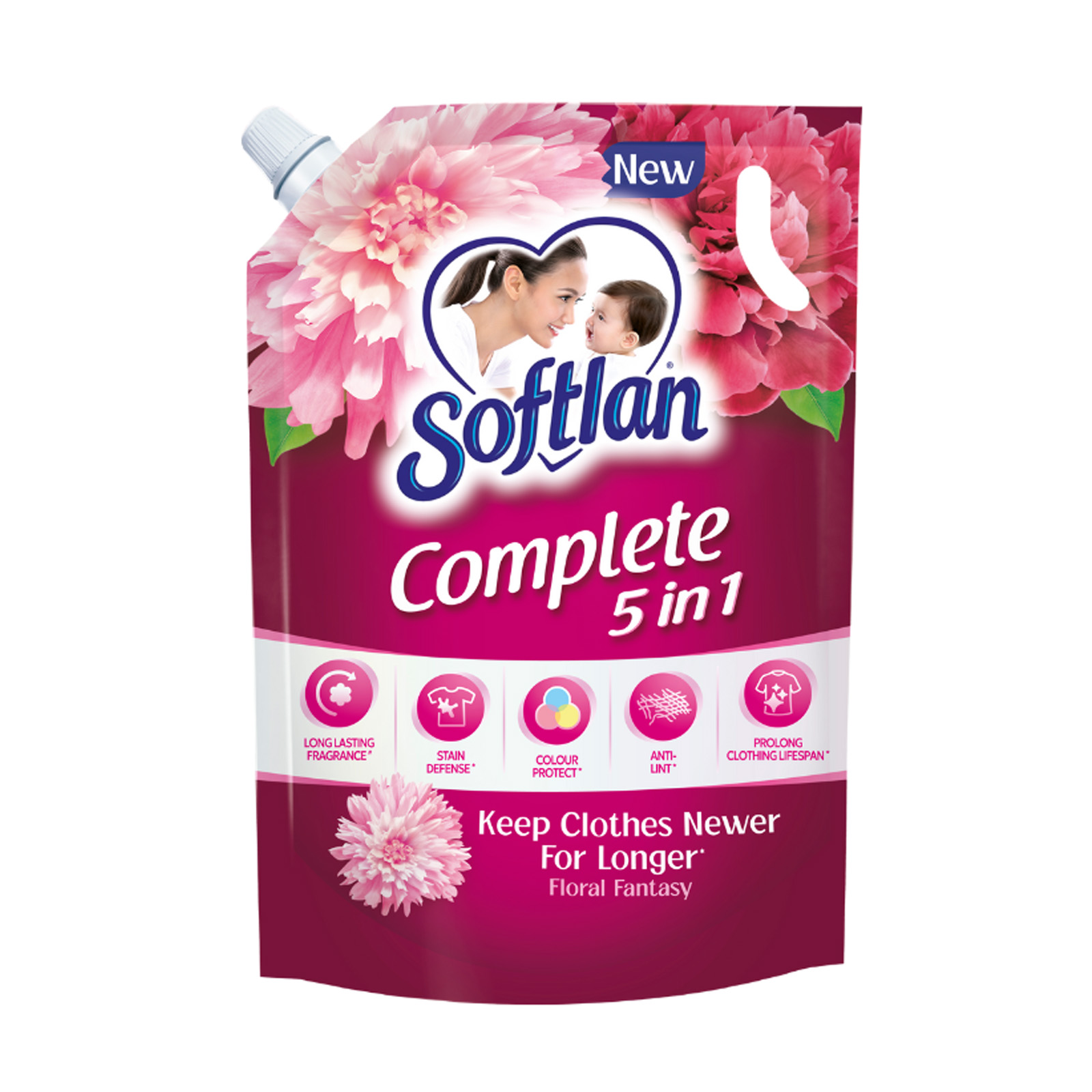 Softlan Complete Floral Fantasy Fabric Softener