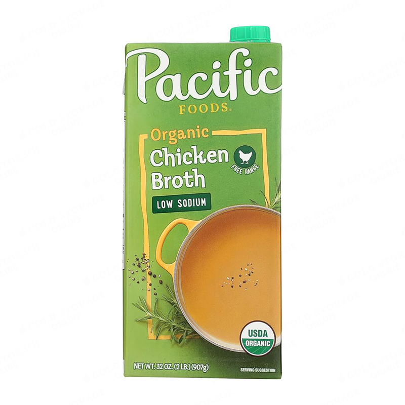 Pacific Organic Free Range Low Sodium Chicken Broth 946ml