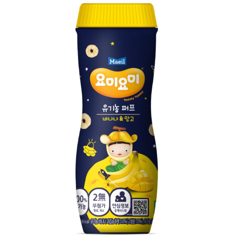MAEIL Organic Banana & Mango Baby Puffs