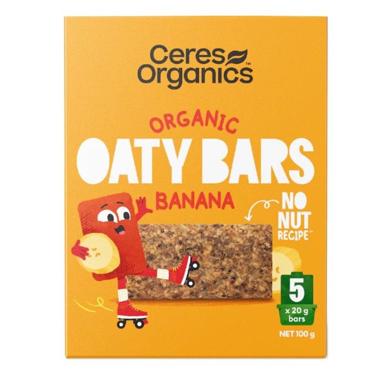 Ceres Organics Banana Oaty Bars 5 x 20g