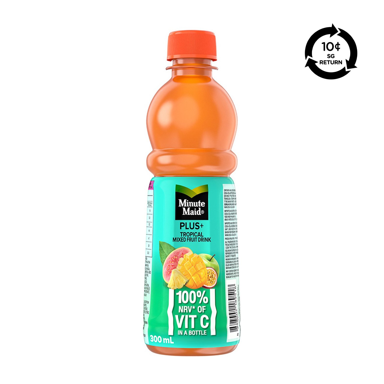 MINUTE MAID [Bcrs] MINUTE MAID Plus Tropical Mixed Fruit Drink Bottle