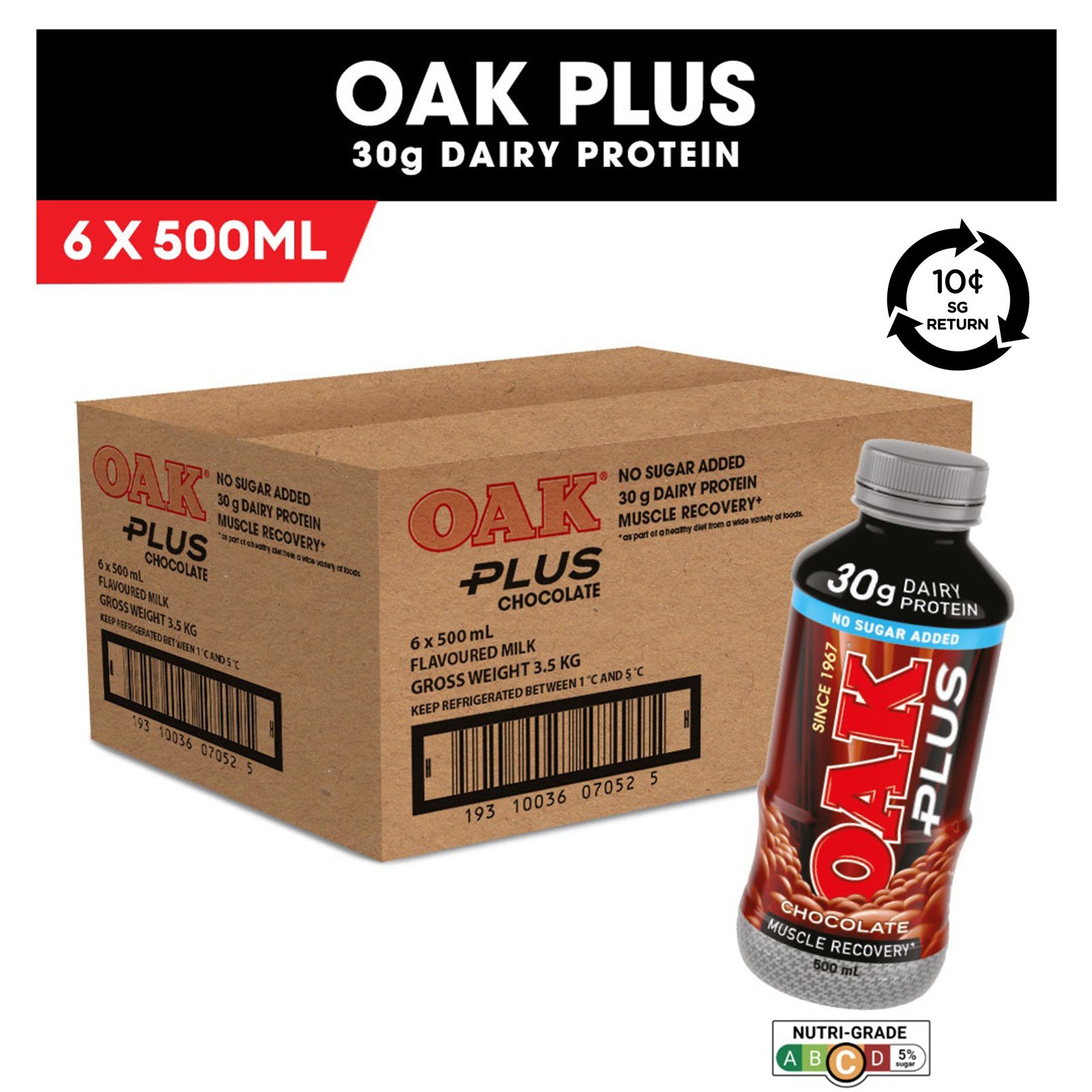 OAK PLUS [Bcrs] OAK PLUS Protein Chocolate Milk x