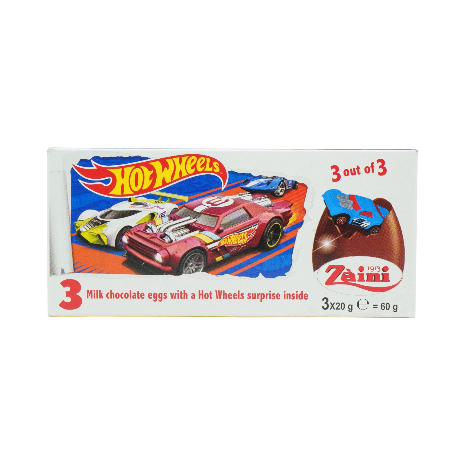 ZAINI Hot Wheels Chocolate Egg