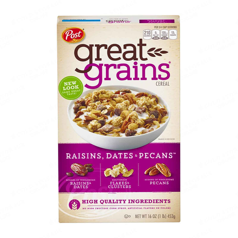 Post Great Grains Raisin Date & Pecan Cereal