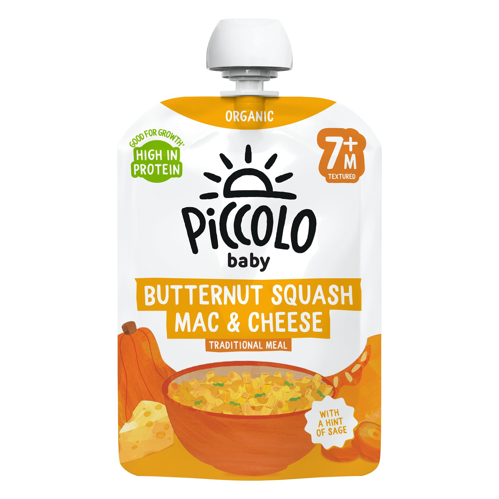 PICCOLO Organic Butternut Squash Mac & Cheese Stage 2