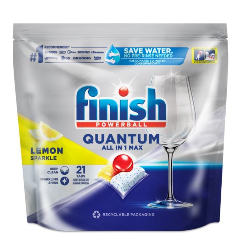 Finish Quantum Lemon 21 Tabs