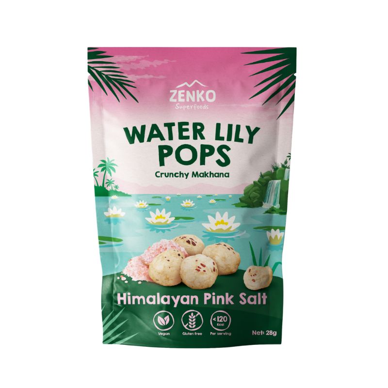 Zenko Pink Salt Water Lily Pops 28g