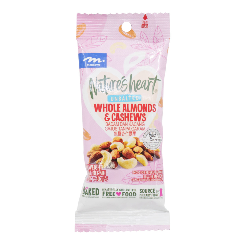 MEADOWS Nature's Heart Almond & Cashew Nut Mix