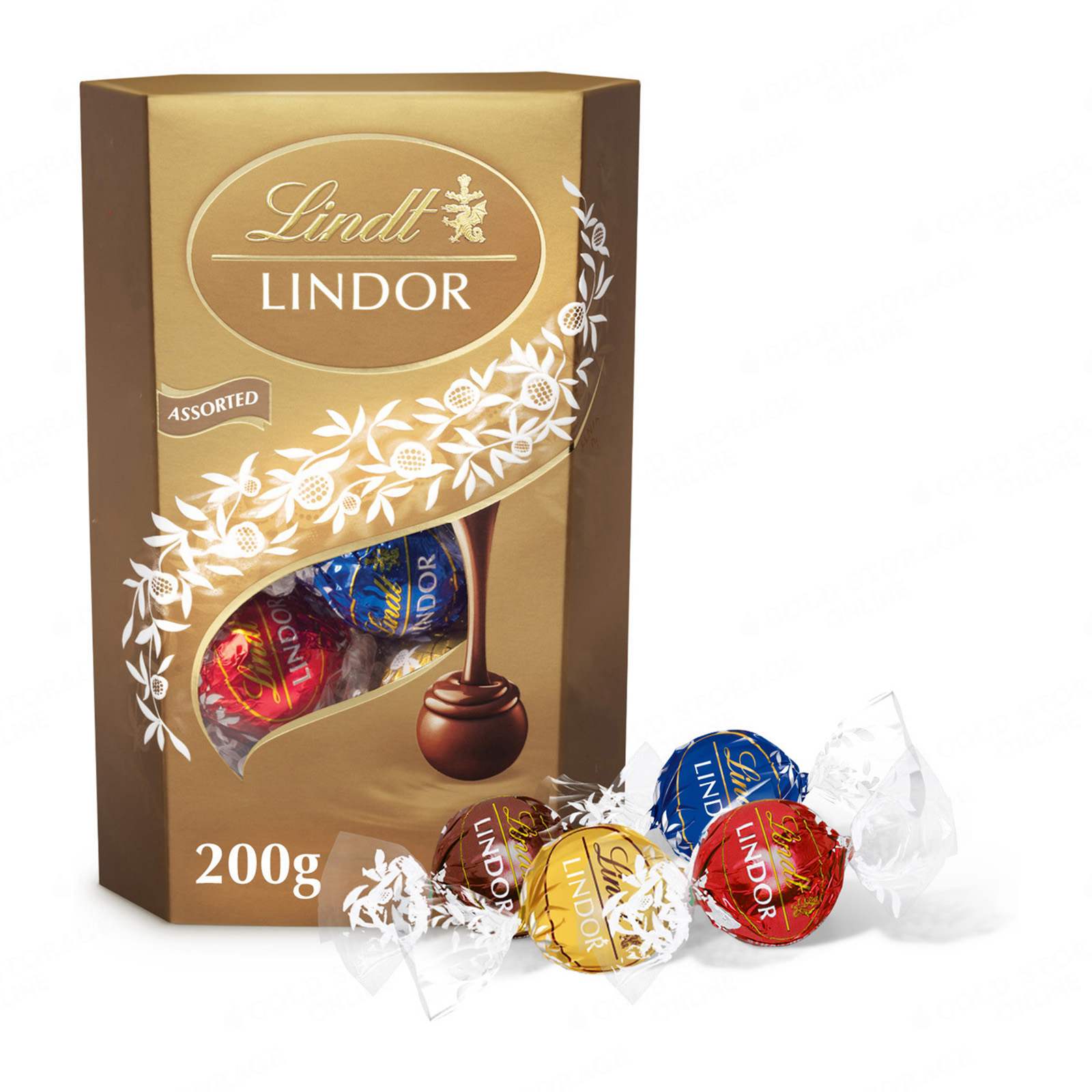 Lindt Lindor Assorted Chocolate Cornet Gift Box 200g