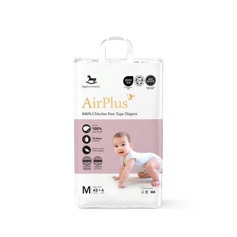 Applecrumby Airplus Tape Diaper M48 1Ea
