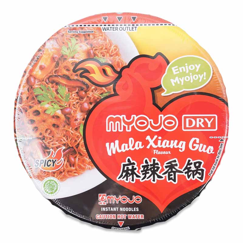Myojo Dry Mala Xiang Guo Instant Noodles Bowl