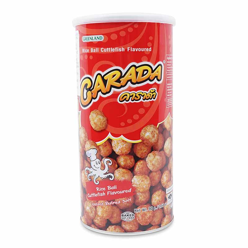 CARADA Cuttlefish Flavour Rice Balls Seafood Crackers