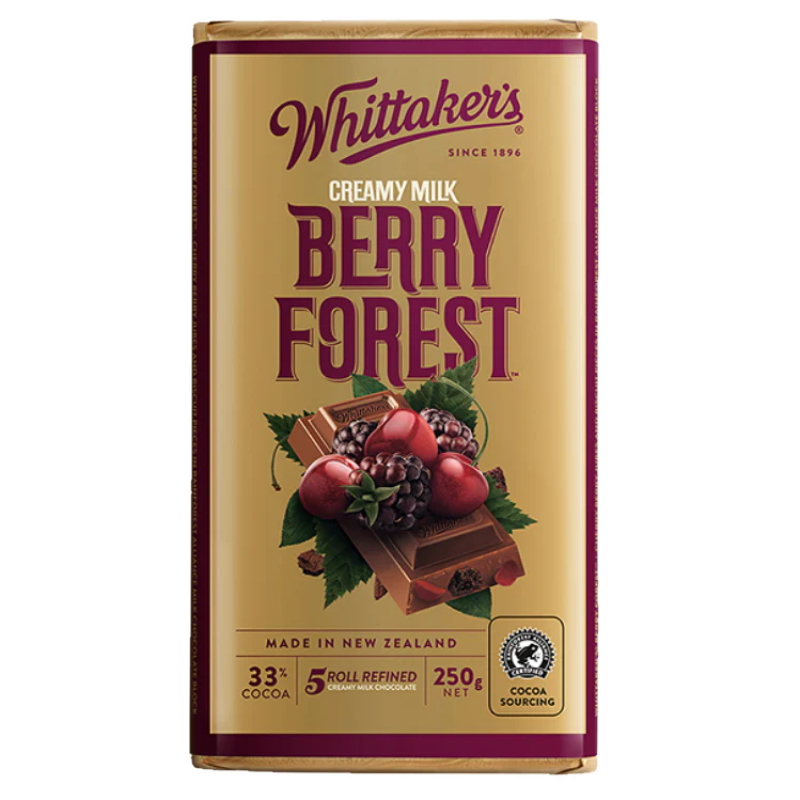 Whittaker's Berry Forest Chocolate 250g
