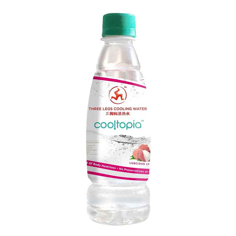 Three Legs Cooltopia Lychee Cooling Water 320ml
