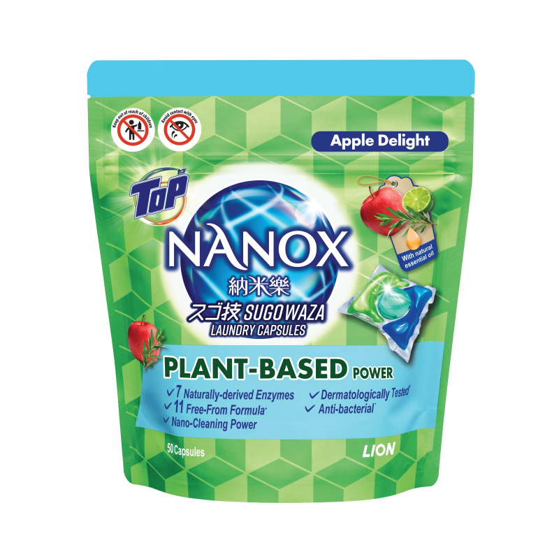Top Nanox Apple Delight Laundry Capsules 50s
