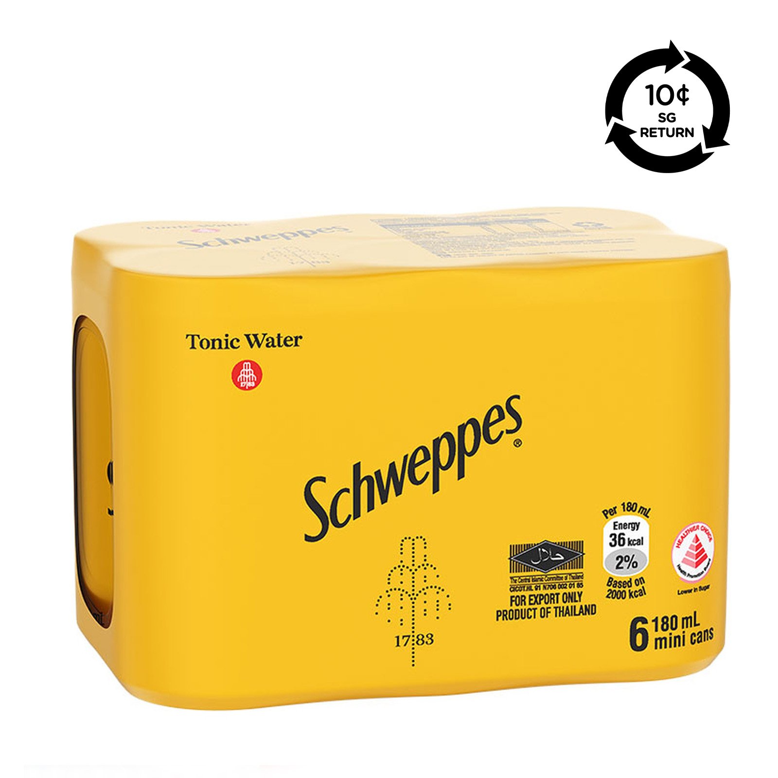 SCHWEPPES Mini Tonic Water Can