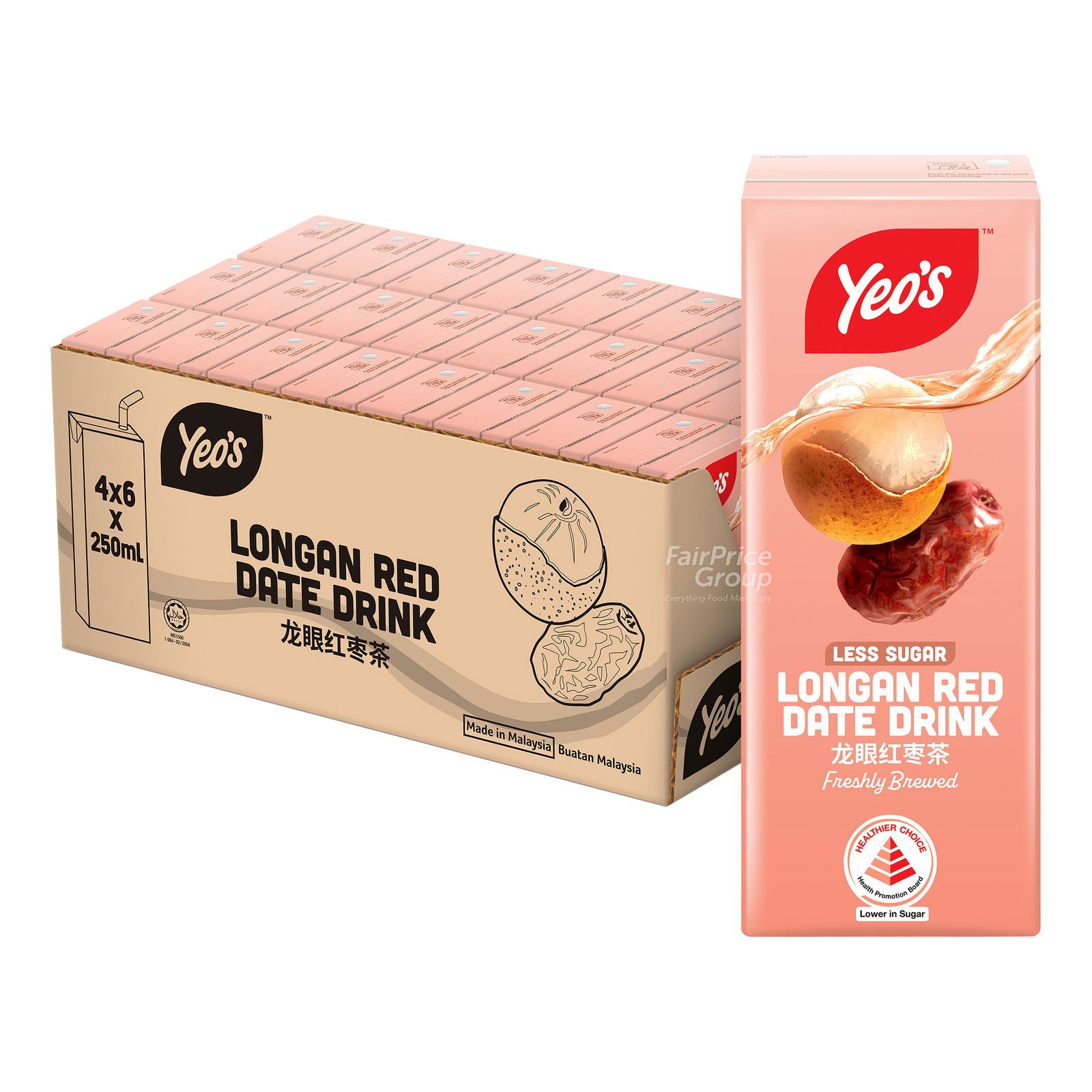 Yeo'S Packet Drink - Longan Red Date (Ctn)