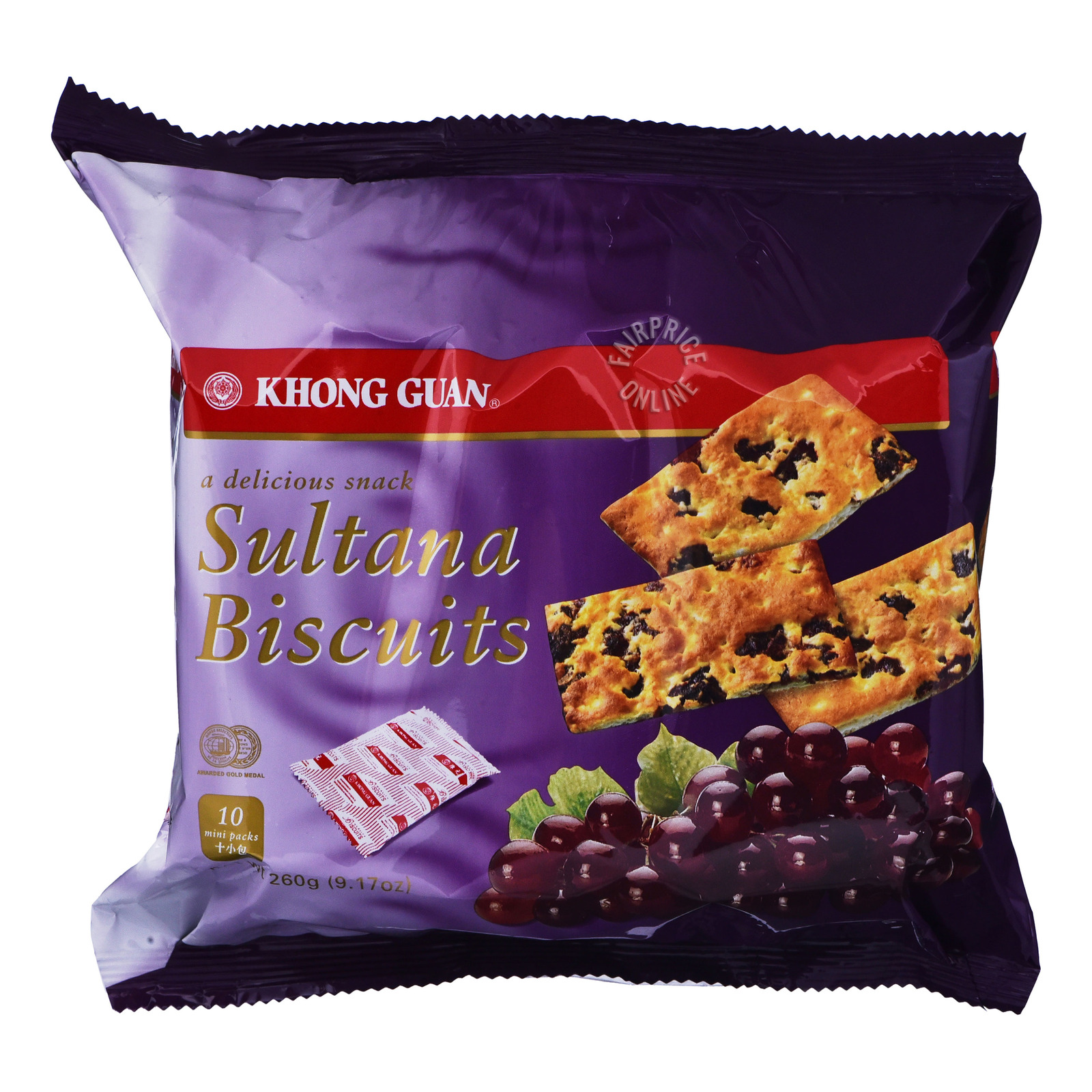 Khong Guan Biscuits - Sultana (10 per pack)