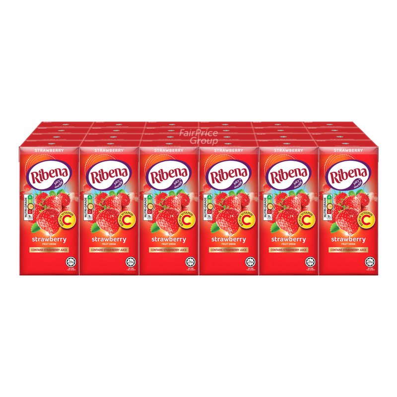 Ribena Packet Fruit Drink - Strawberry (Ctn)
