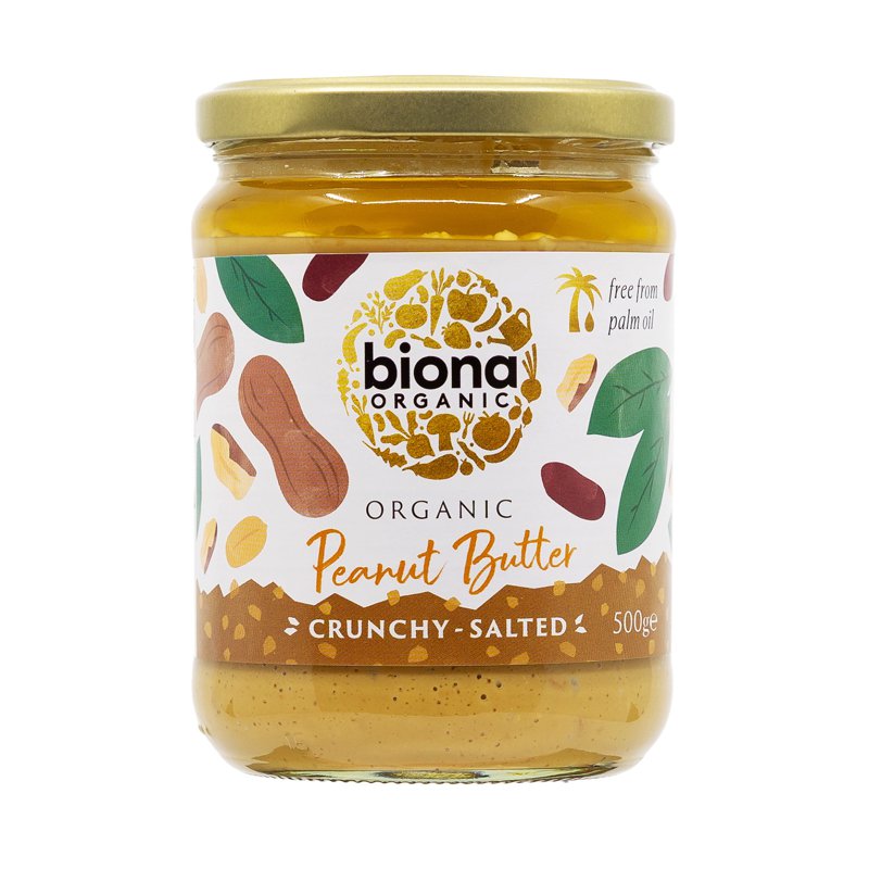 Biona Organic Peanut Butter Crunchy with Sea salt