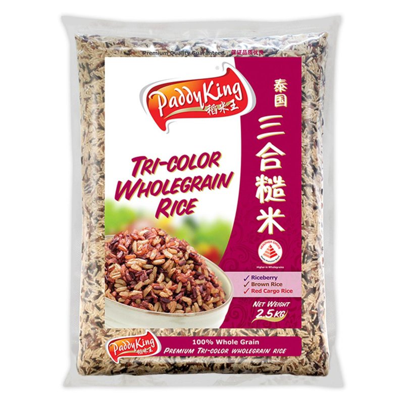 PADDYKING Thai Tri-Color Wholegrain Rice