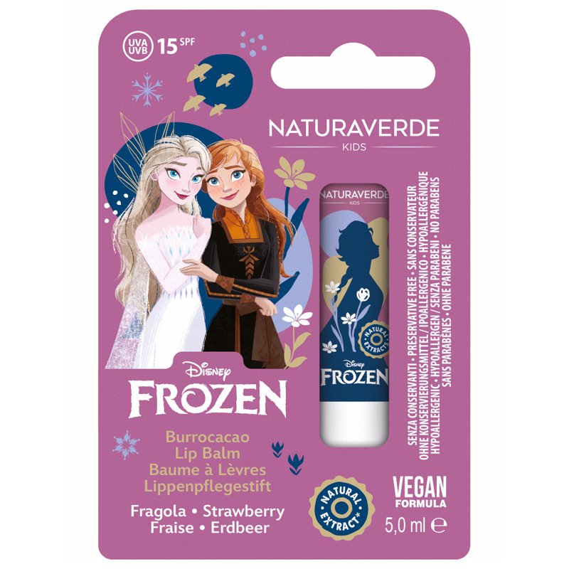 Naturaverde Frozen II Lip Balm Strawberry SPF15