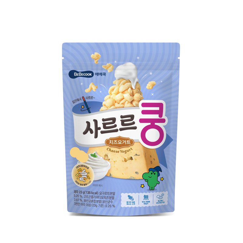 BeBecook Baby Melting Puff With Probiotics - Yoghurt Cheese