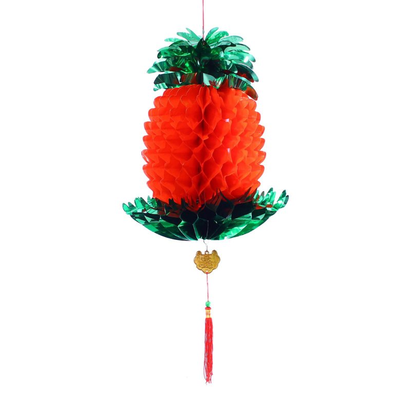 Partyforte CNY 24 Inch Red Pineapple With Base