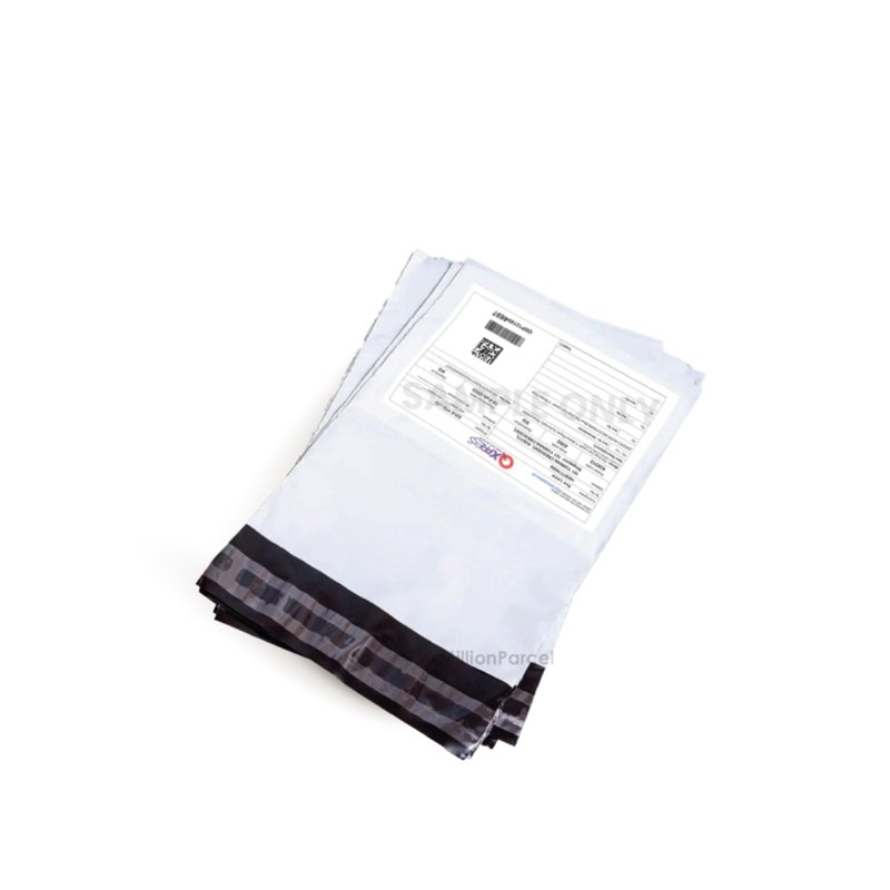 MillionParcel White Polymailer with pouch 33 x 43 + 4cm