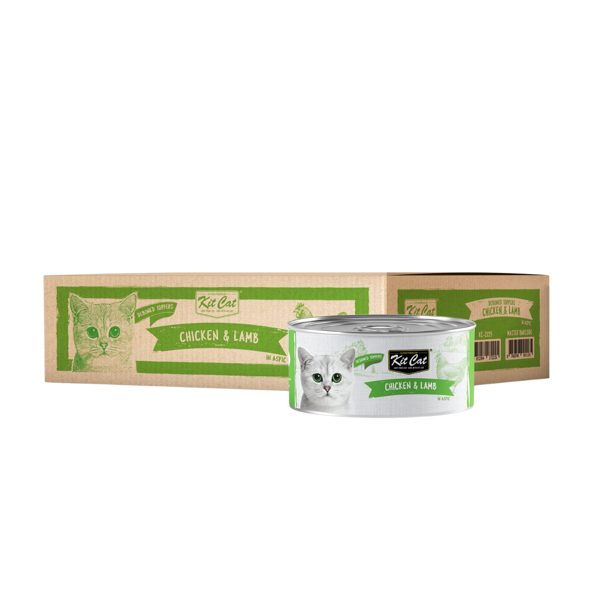 Kit Cat Deboned Chicken and Lamb Toppers For Cats