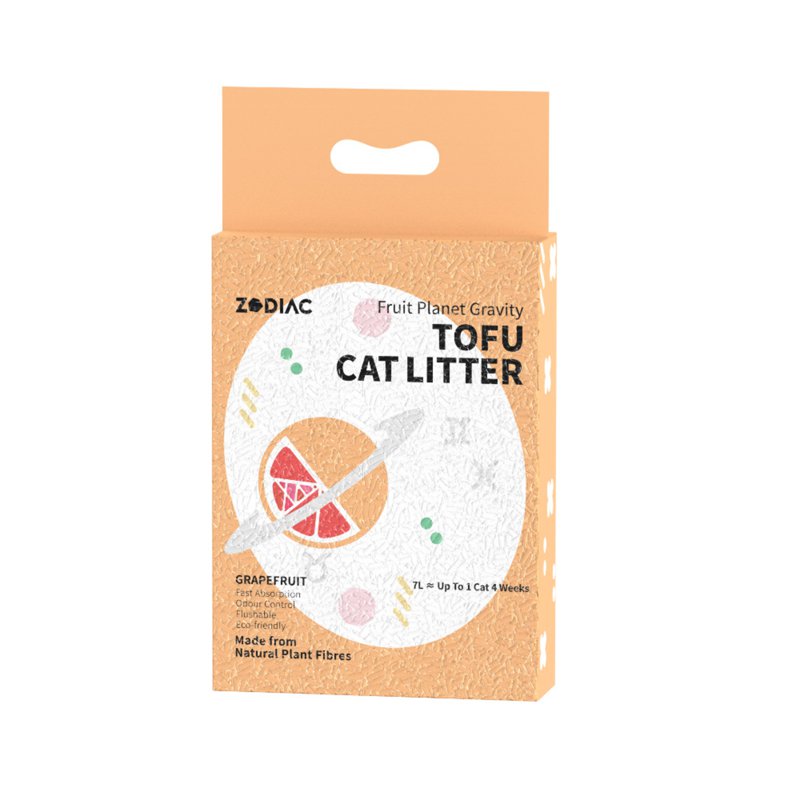 Zodiac Australia Fruity Tofu Cat Litter - Grapefruit