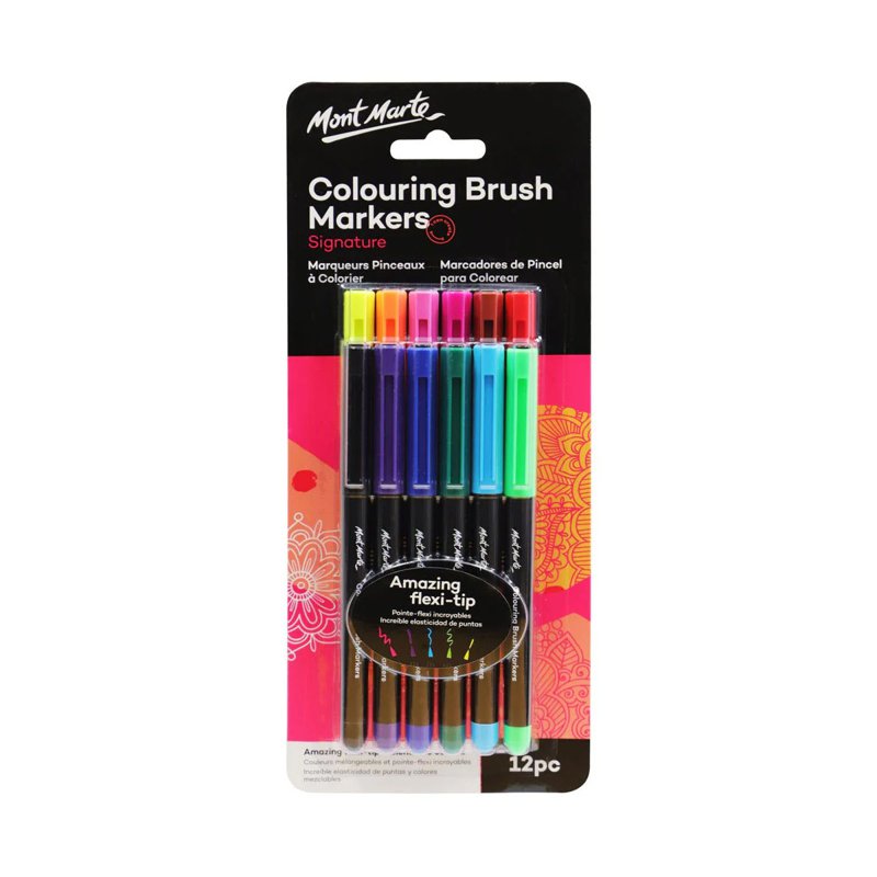 Mont Marte Colouring Brush Markers