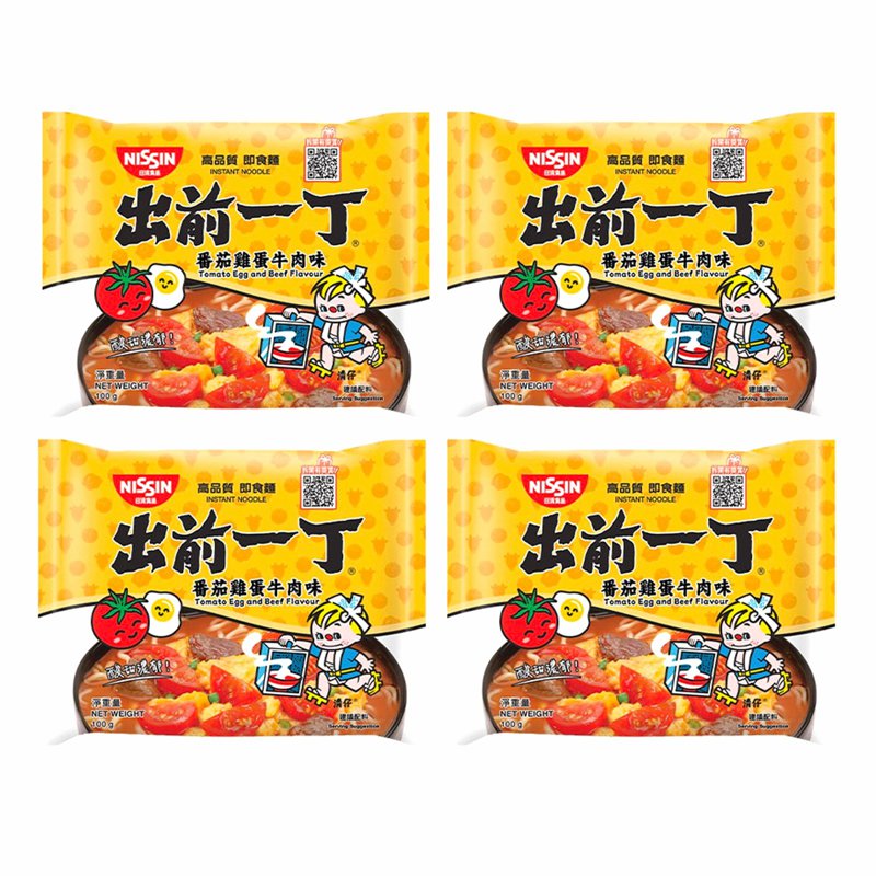 Nissin Instant Noodles - Tomato Egg & Beef
