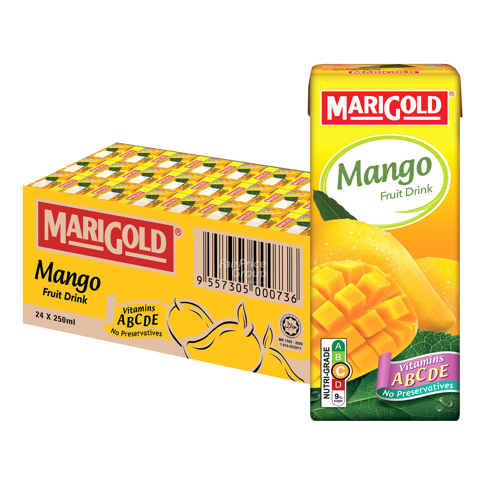 Marigold Packet Fruit Drink - Mango 24 x 250ml (CTN)