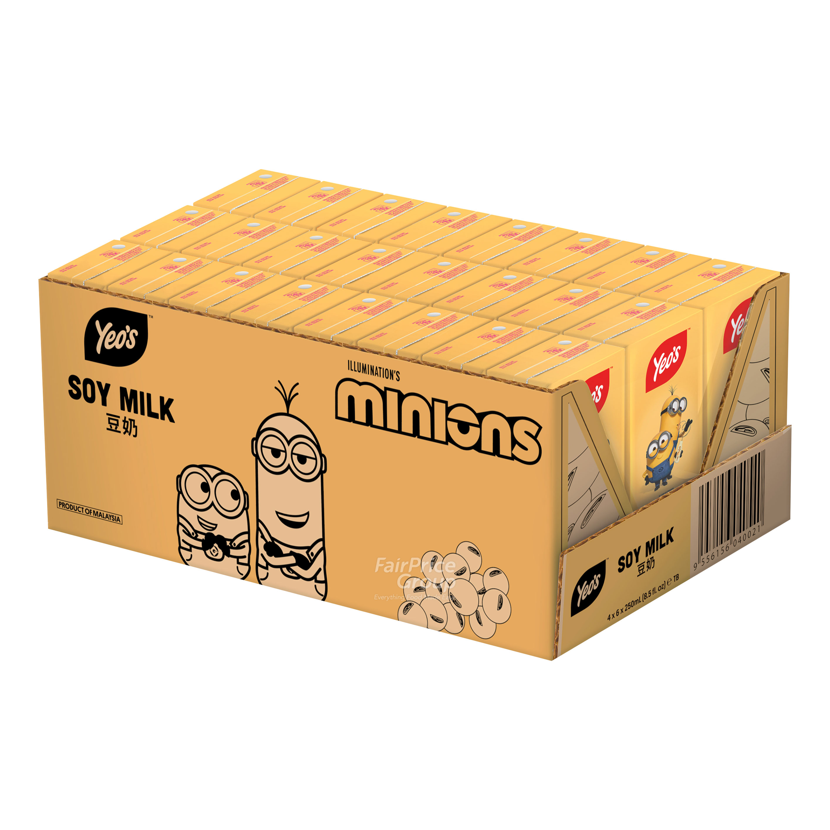 Yeo's Packet Drink - Soy Bean Milk 24 x 250ml (CTN)