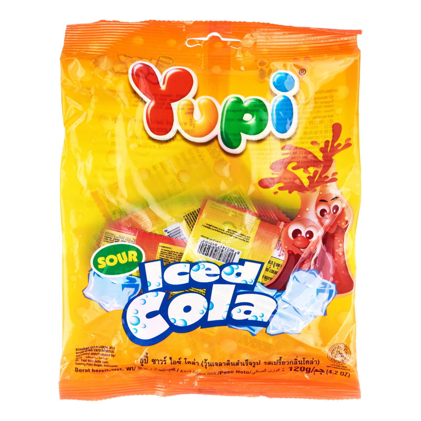 Yupi Gummy Candies - Iced Cola 120g